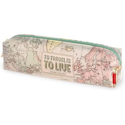 Legami Wonderlust Beiget wasserdichtes Plastik-Kunststoff-Mappe Legami Wonderlust Beiget wasserdichtes Plastik-Kunststoff-Mappe