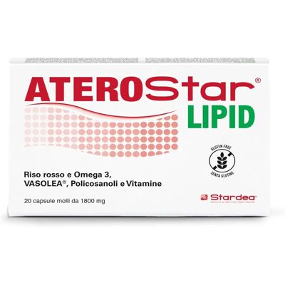 Stardea Srl Aterostar Lipid - Supporta Cuore e Colesterolo - 20 Capsule Stardea Srl Aterostar Lipid - Supporta Cuore e Colesterolo - 20 Capsule