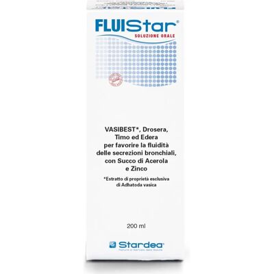 Stardea Fluistar Supporto Respiratorio Soluzione Orale - 200ml Stardea Fluistar Supporto Respiratorio Soluzione Orale - 200ml
