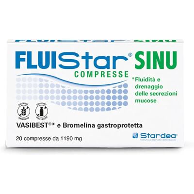 Stardea Fluistar Sinu - Integratore per vie respiratorie - 20 Compresse Stardea Fluistar Sinu - Integratore per vie respiratorie - 20 Compresse
