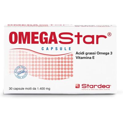 Stardea Omegastar - Integratore di Omega-3 e Vitamina E per Cuore e Trigliceridi Stardea Omegastar - Integratore di Omega-3 e Vitamina E per Cuore e Trigliceridi