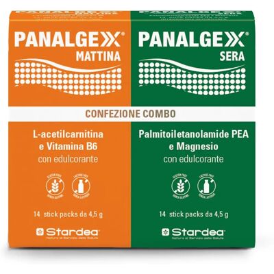 STARDEA Srl Panalgexx Combo Mattina & Sera - Supporto per salute muscolo-scheletrica STARDEA Srl Panalgexx Combo Mattina & Sera - Supporto per salute muscolo-scheletrica
