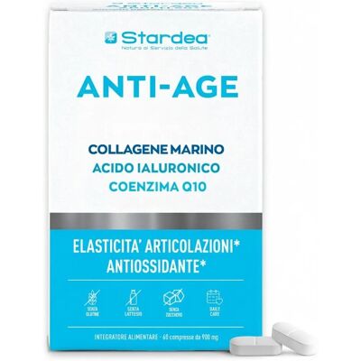 Stardea Marchio Collagene Acido Ialuronico Q10 Anti-Age - Integratore per 50+ Stardea Marchio Collagene Acido Ialuronico Q10 Anti-Age - Integratore per 50+