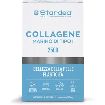 Stardea Collagene 2500 - Collagene marino di tipo I per pelle, unghie, capelli Stardea Collagene 2500 - Collagene marino di tipo I per pelle, unghie, capelli