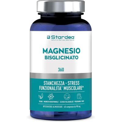 Marchio Stardea Magnesio Bisglicinato 360 - Integratore Alimentare Marchio Stardea Magnesio Bisglicinato 360 - Integratore Alimentare