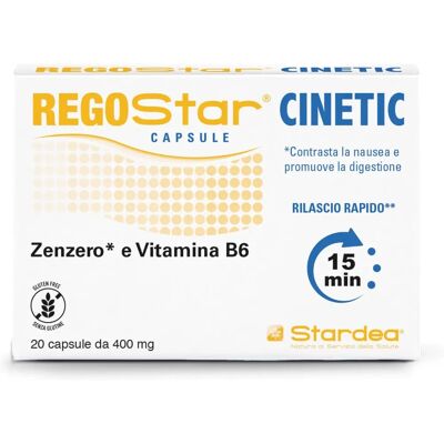 STARDEA Srl Regostar Cinetic - Zenzero & Vitamina B6 - Supporto Digestivo STARDEA Srl Regostar Cinetic - Zenzero & Vitamina B6 - Supporto Digestivo