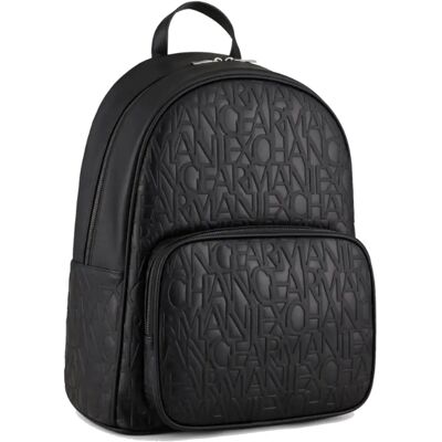 Armani Exchange Czarny Codzienny Plecak - Plecak Armani Exchange Czarny Codzienny Plecak - Plecak