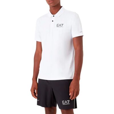 Polo EA7 Blanc - Sport & Casual - Publicité Polo EA7 Blanc - Sport & Casual - Publicité