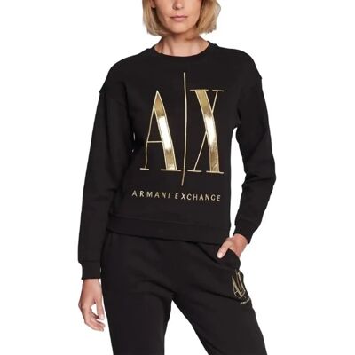 Armani Exchange Schwarze Sweatshirt - Freizeitkleidung Armani Exchange Schwarze Sweatshirt - Freizeitkleidung