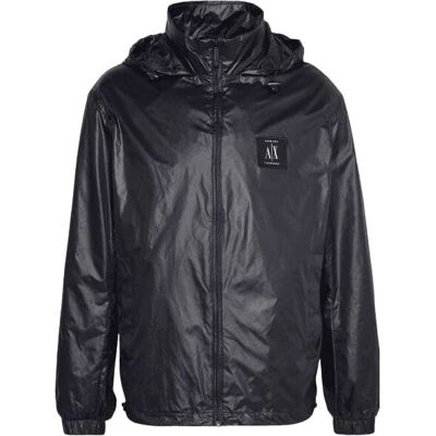 Armani Exchange Model 8NZBP9ZNYWZ1200 Casual Czarna Techniczna Kurtka Armani Exchange Model 8NZBP9ZNYWZ1200 Casual Czarna Techniczna Kurtka