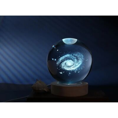iTotal Kristallkugellampe - Galaxie - Groß - Tischlampe iTotal Kristallkugellampe - Galaxie - Groß - Tischlampe