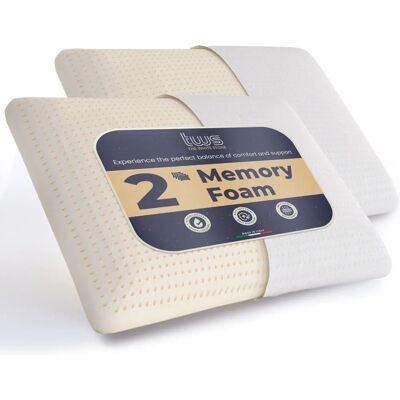 Poduszka z pianki memory White Stone - Ergonomiczna, Hipoalergiczna, 40x70cm Poduszka z pianki memory White Stone - Ergonomiczna, Hipoalergiczna, 40x70cm