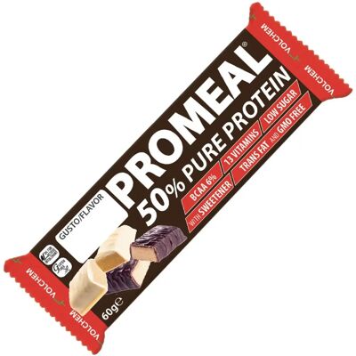 Volchem - Promeal 50% Protein - Banana 60 g - Barretta proteica Volchem - Promeal 50% Protein - Banana 60 g - Barretta proteica