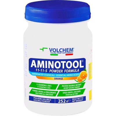VOLCHEM - Aminotool 11-11-5 - Arancia - 252 g - Integratore in polvere VOLCHEM - Aminotool 11-11-5 - Arancia - 252 g - Integratore in polvere