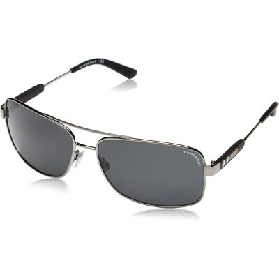 Burberry BE3074 100387 Sonnenbrillen - Metall Grau Quadratisch Burberry BE3074 100387 Sonnenbrillen - Metall Grau Quadratisch
