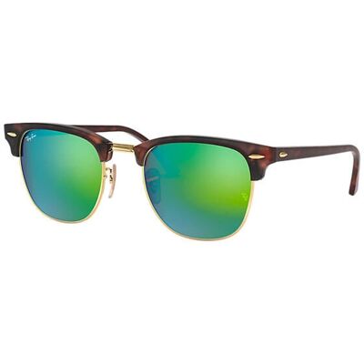 Ray-Ban Clubmaster RB3016 - 114517 (sand havana gold/grey-mirrow green) Ray-Ban Clubmaster RB3016 - 114517 (sand havana gold/grey-mirrow green)