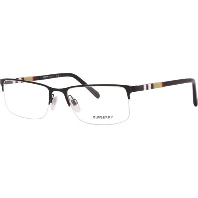 Burberry Model BE1282 Square Black Glasses - Glasses Burberry Model BE1282 Square Black Glasses - Glasses