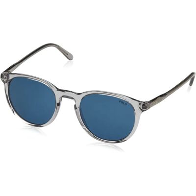 Polo Ralph Lauren PH4110 - 541380 (gris semi-transparent brillant / bleu foncé) - Publicité Polo Ralph Lauren PH4110 - 541380 (gris semi-transparent brillant / bleu foncé) - Publicité