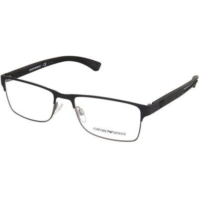 Emporio Armani EA1052 - 3094 (schwarzes Gummi/mattes Gunmetal) Emporio Armani EA1052 - 3094 (schwarzes Gummi/mattes Gunmetal)