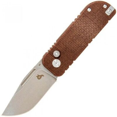 Nóż kieszonkowy Fox NU-BOWIE Micarta Brązowa - Nóż kieszonkowy Nóż kieszonkowy Fox NU-BOWIE Micarta Brązowa - Nóż kieszonkowy