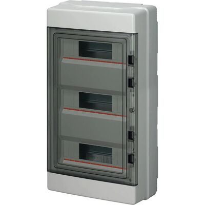 Elettrocanali - EC62036E - 36 módulos - IP65 gris - Armario eléctrico Elettrocanali - EC62036E - 36 módulos - IP65 gris - Armario eléctrico