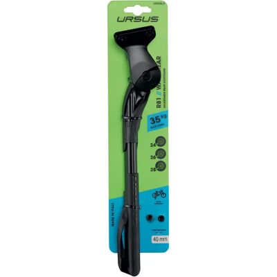 Ursus Wave Achter standaard - Verstelbare, Zwarte fietsstandaard voor 24-29 inch fietsen Ursus Wave Achter standaard - Verstelbare, Zwarte fietsstandaard voor 24-29 inch fietsen