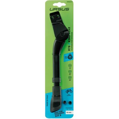 Béquille latérale arrière Ursus King Mini - Réglable aluminium pour vélos 16/20/24" Béquille latérale arrière Ursus King Mini - Réglable aluminium pour vélos 16/20/24"