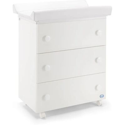 Pali Babybadewanne mit Wickeltisch - Modell 053300N - Mit 3 Schubladen Pali Babybadewanne mit Wickeltisch - Modell 053300N - Mit 3 Schubladen