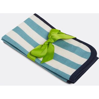 La DoubleJ - Riviera Celeste - Linen - Set Of Two - Napkin La DoubleJ - Riviera Celeste - Linen - Set Of Two - Napkin