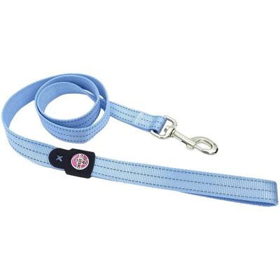 Pet Around You - Reflective Nylon Celeste S - Celeste - Guinzaglio Pet Around You - Reflective Nylon Celeste S - Celeste - Guinzaglio