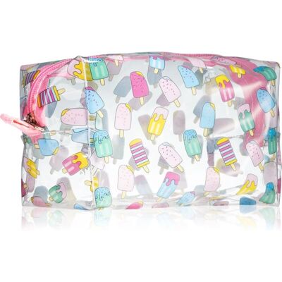 BrushArt Accessories Ice Cream Transparent Cosmetic Bag - Cosmetic Bag BrushArt Accessories Ice Cream Transparent Cosmetic Bag - Cosmetic Bag