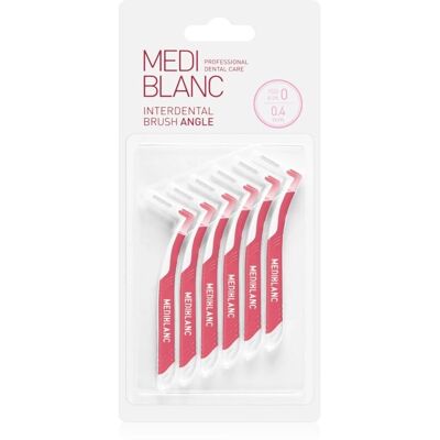 MEDIBLANC Interdental Pick-brush Angle Różowa - Szczoteczka międzyzębowa MEDIBLANC Interdental Pick-brush Angle Różowa - Szczoteczka międzyzębowa