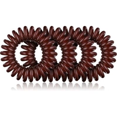 BrushArt Hair Rings Brown 4 pcs - Hair Rings BrushArt Hair Rings Brown 4 pcs - Hair Rings
