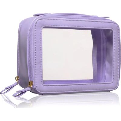 BrushArt Accessories Lilac Transparent Make-up Case - Make-up case BrushArt Accessories Lilac Transparent Make-up Case - Make-up case