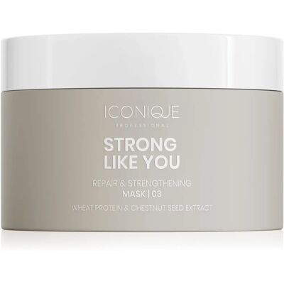 ICONIQUE Professional STRONG LIKE YOU Repair & Strengthening - Masque pour cheveux abîmés - Publicité ICONIQUE Professional STRONG LIKE YOU Repair & Strengthening - Masque pour cheveux abîmés - Publicité