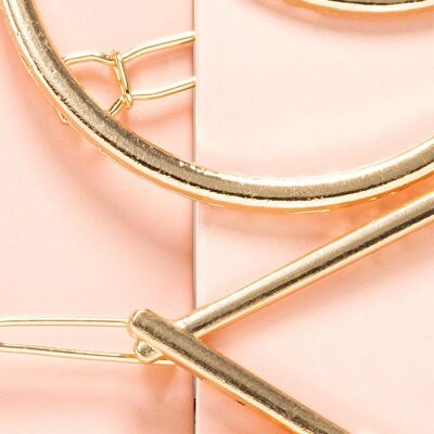 BrushArt Hair Clip - Simple Shapes 3 pc - Hair Accessory BrushArt Hair Clip - Simple Shapes 3 pc - Hair Accessory