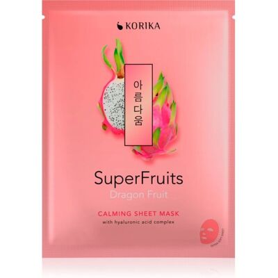 KORIKA SuperFruits Dragon Fruit Calming Face Mask - 25g KORIKA SuperFruits Dragon Fruit Calming Face Mask - 25g