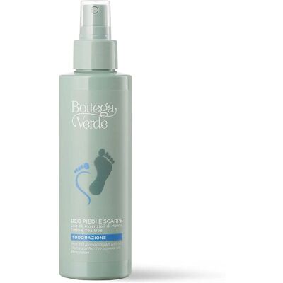 Spray deodorante piedi e scarpe Bottega Verde - Freschezza duratura Spray deodorante piedi e scarpe Bottega Verde - Freschezza duratura