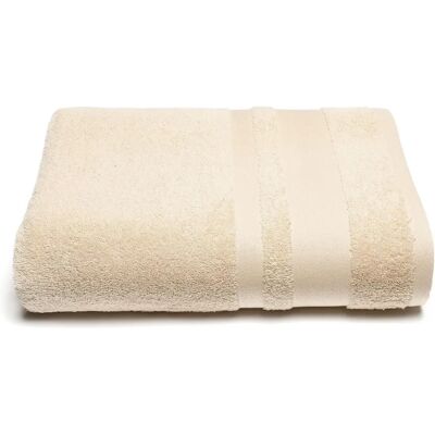 Serviette de bain douce beige en coton Caleffi - Serviette de bain Serviette de bain douce beige en coton Caleffi - Serviette de bain
