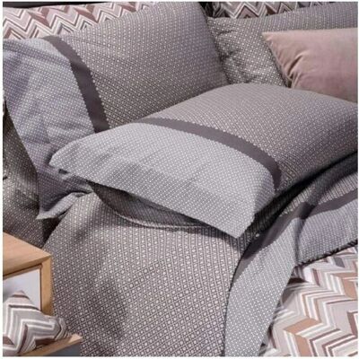 Ensemble de literie en coton Boston Caleffi - Gris - Type de produit Ensemble de literie en coton Boston Caleffi - Gris - Type de produit