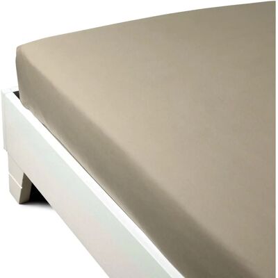 Caleffi - Lenzuolo sotto Percalle Colore Naturale Beige - Biancheria da letto Caleffi - Lenzuolo sotto Percalle Colore Naturale Beige - Biancheria da letto