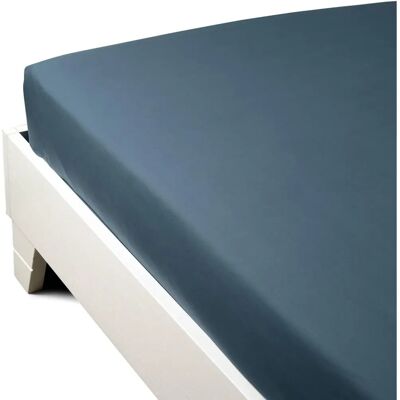 Drap-housse Caleffi Percalle 100% coton Bleu Drap-housse Caleffi Percalle 100% coton Bleu