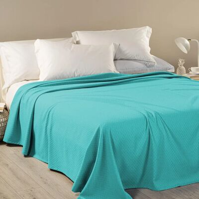 Caleffi Bleu Clair Couette Simple Dobby - couvre-lit Caleffi Bleu Clair Couette Simple Dobby - couvre-lit