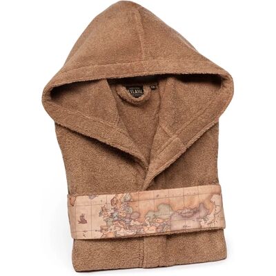 Caleffi - Geo Classic - Tortora - Cotone - Bathrobe Caleffi - Geo Classic - Tortora - Cotone - Bathrobe