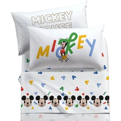 Completo Lenzuola Mickey Colors Singolo Caleffi Completo Lenzuola Mickey Colors Singolo Caleffi