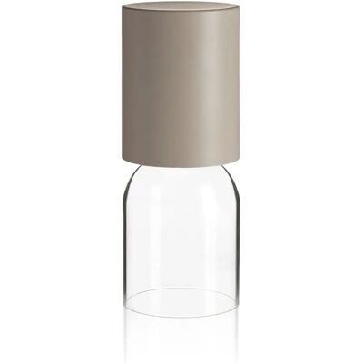 Luceplan Nui Mini Lampe de Table Rechargeable Sand - Publicité Luceplan Nui Mini Lampe de Table Rechargeable Sand - Publicité