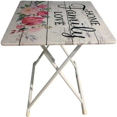 CFADDA Family Love Tavolo Pieghevole - Salvaspazio, Stile Shabby CFADDA Family Love Tavolo Pieghevole - Salvaspazio, Stile Shabby