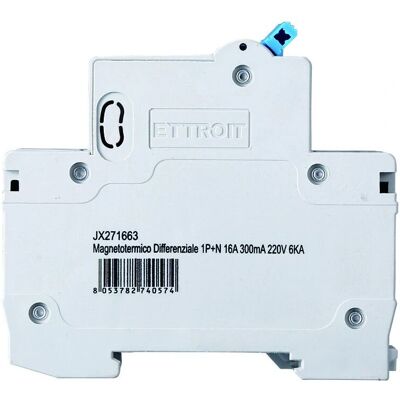 ETTROIT JX271663 Interruttore differenziale - 16A, 300mA, Montaggio DIN ETTROIT JX271663 Interruttore differenziale - 16A, 300mA, Montaggio DIN