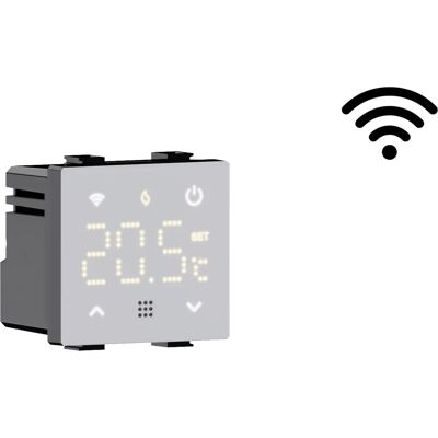 Termostato Intelligente Wi-Fi Ettroit - Compatibile Bticino - Bianco Termostato Intelligente Wi-Fi Ettroit - Compatibile Bticino - Bianco