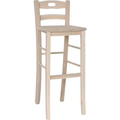 Okaffarefatto - Taburete de madera maciza - 80cm - Estilo rústico y moderno Okaffarefatto - Taburete de madera maciza - 80cm - Estilo rústico y moderno